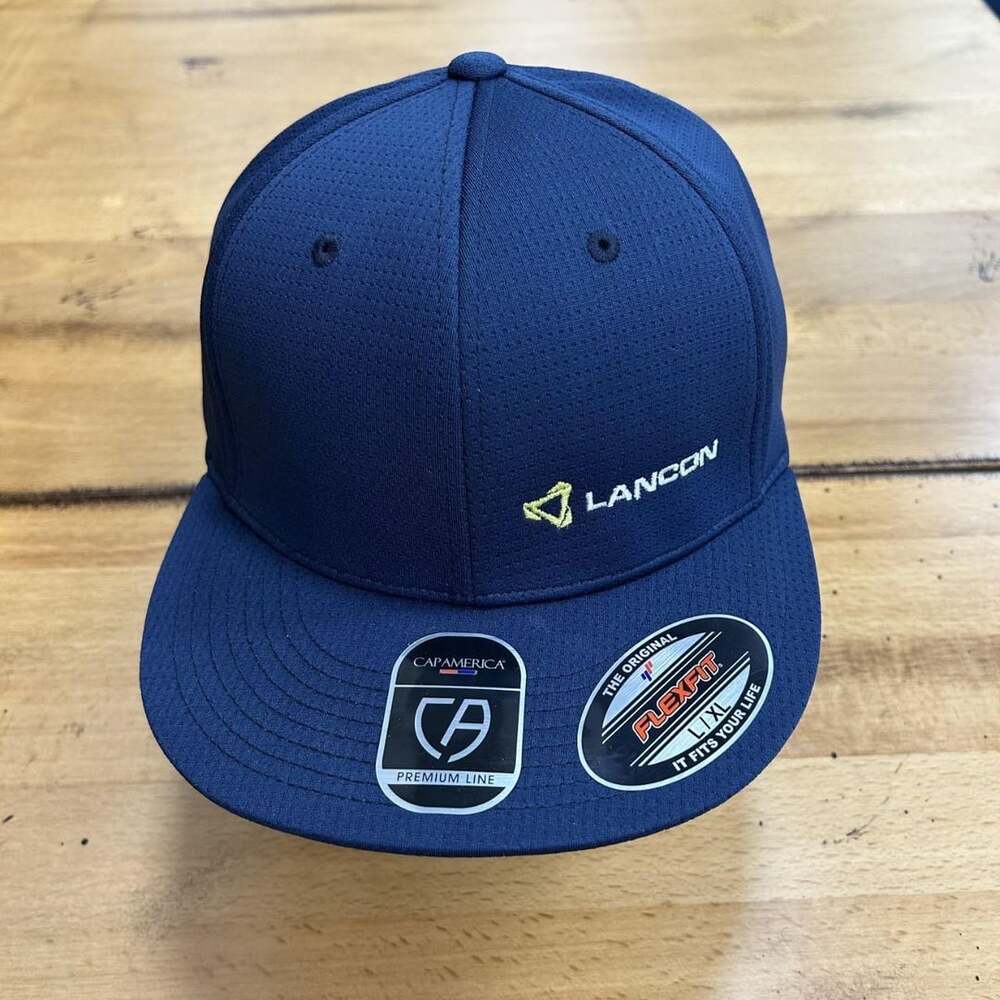 CapAmerica Langcon Baseball Cap Size L-XL Blue Flexfit 8508